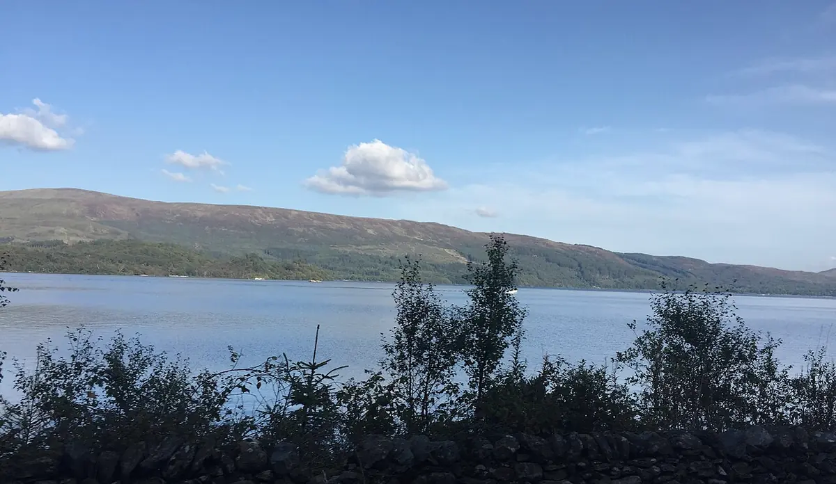 Il Loch Lomond a nord di Luss